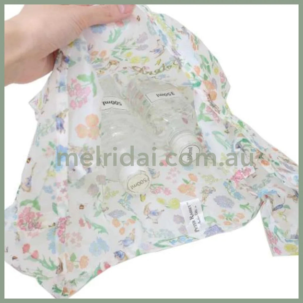 Peter Rabbit | Mascot Holder Plush Keychain with Carabiner Foldable Eco Bag H25×W12×D9cm