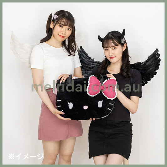 Sanrio | Hello Kitty Face-Shaped Two-Side Cushion 43 X 18 30Cm (Angel Little Devil Design)