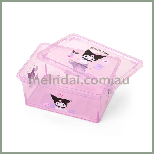 【Pick up only】SANRIO | Storage Case 24.7×17.5×11cm (Kuromi)