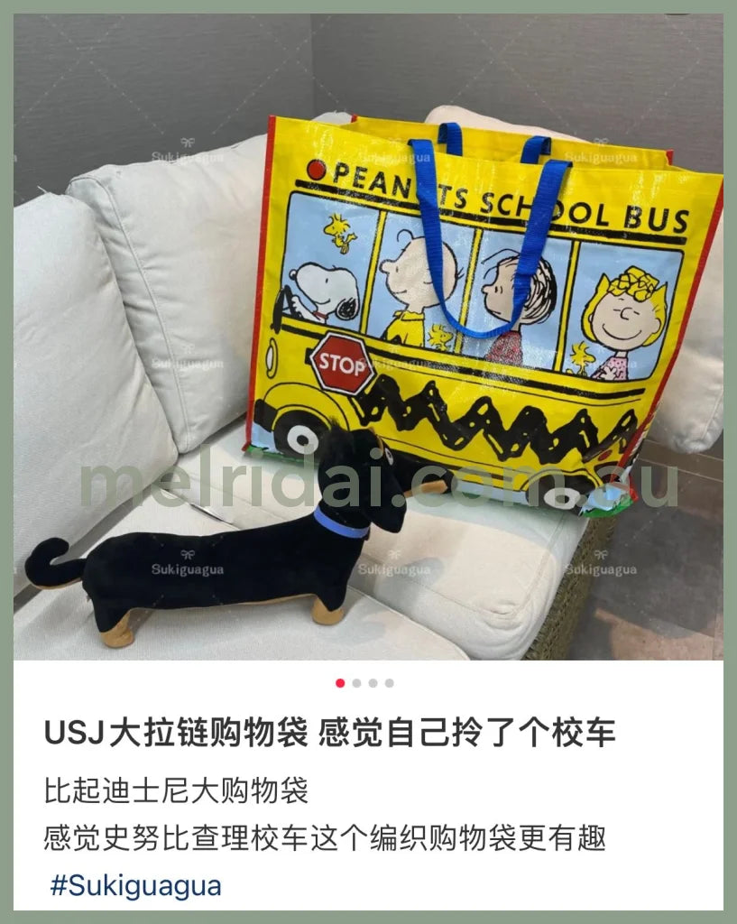 Pick Up Onlyusjsnoopy Shopping Bag 57*48Cm