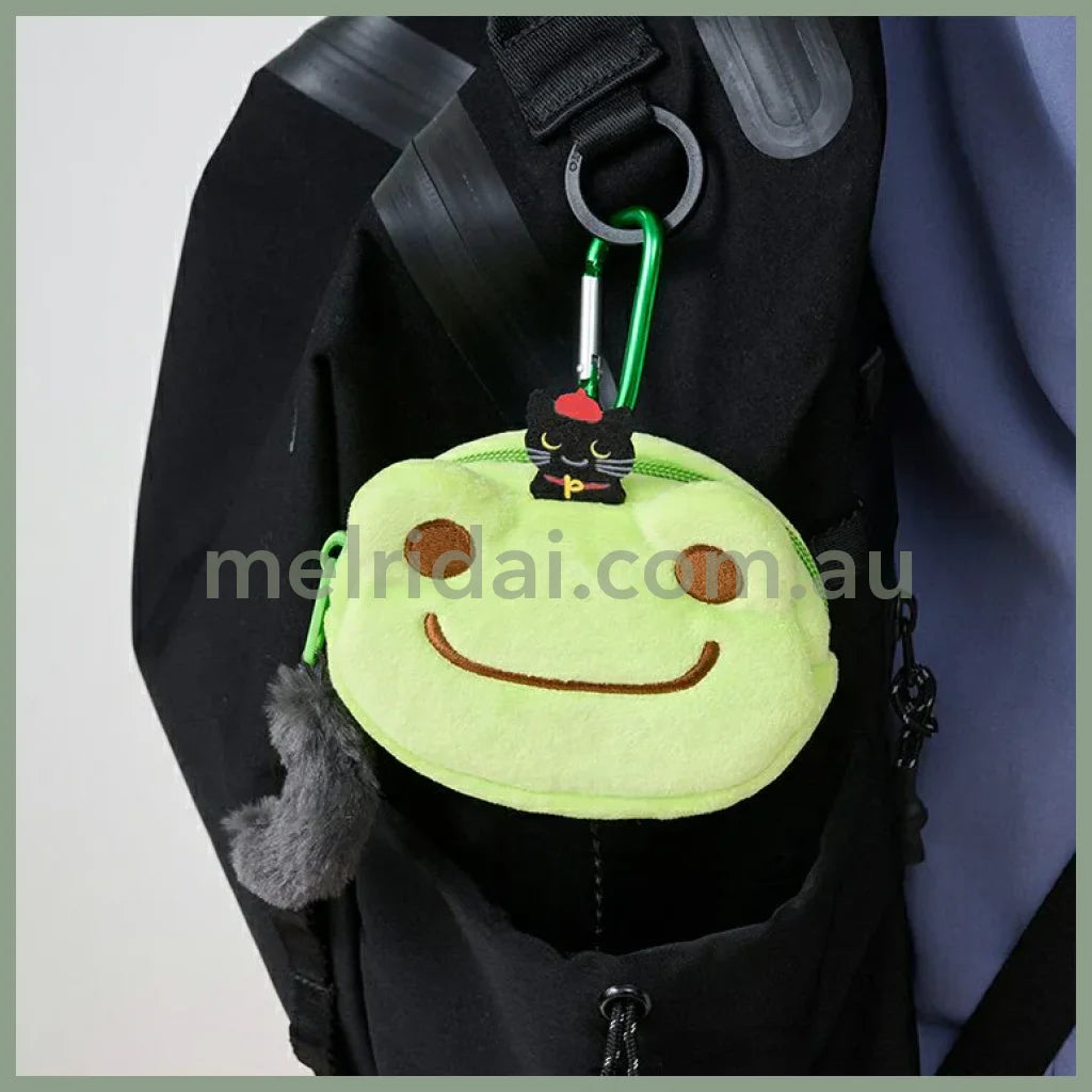 Pickles the Frog | Bag Charm Carabiner Pouch with Pierre Basic 90×120×35mm