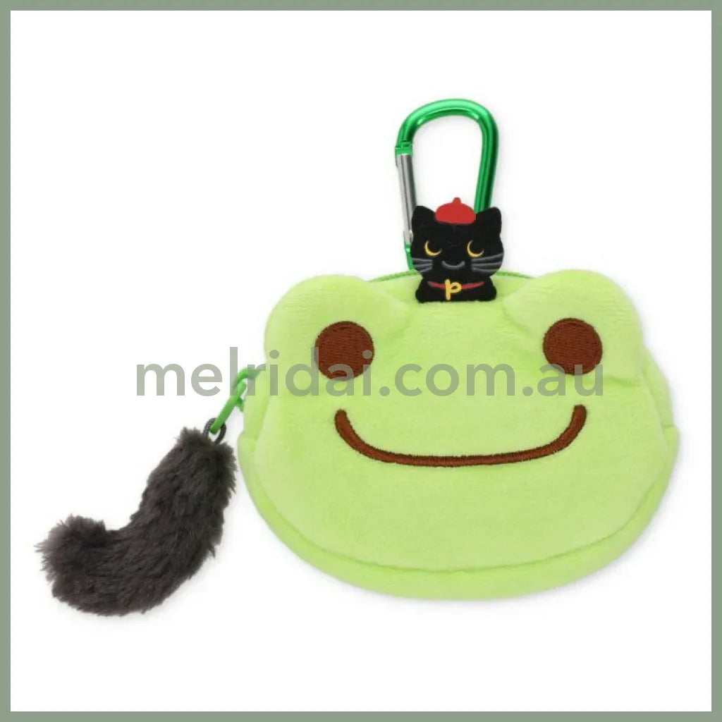 Pickles the Frog | Bag Charm Carabiner Pouch with Pierre Basic 90×120×35mm