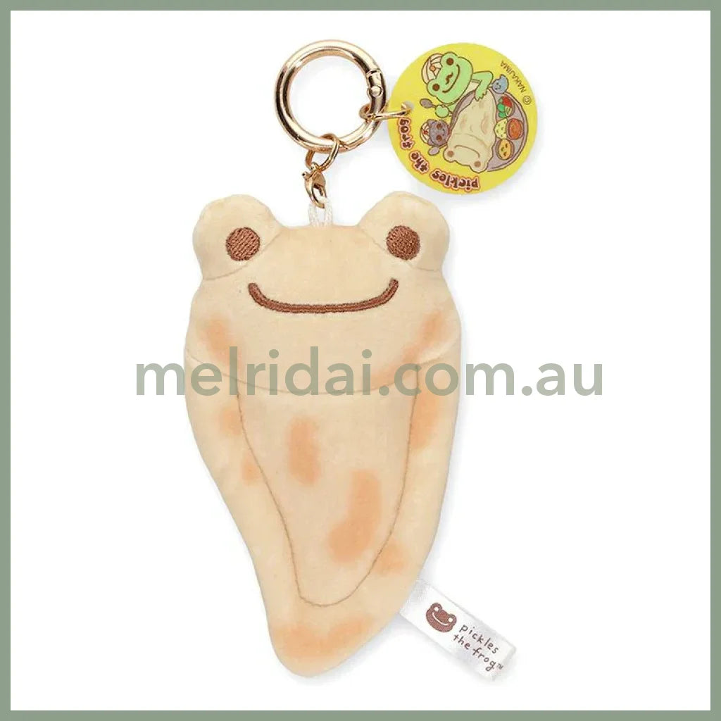 Pickles the Frog | Carabiner Plush Keychain Bag Charm 105×60×25mm (Naan Smile Curry House)