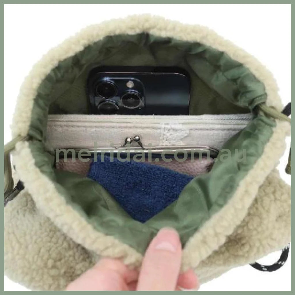Pickles The Frog | Drawstring Bag Shoulder H18×W20×D14Cm