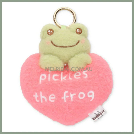 Pickles the Frog | Eco Shopping Tote Bag 720×290mm & Bag Charm 145×130×50mm (Smile Heart)