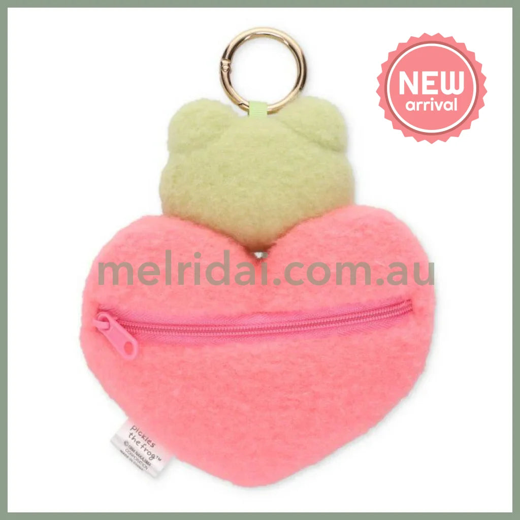 Pickles the Frog | Eco Shopping Tote Bag 720×290mm & Bag Charm 145×130×50mm (Smile Heart)