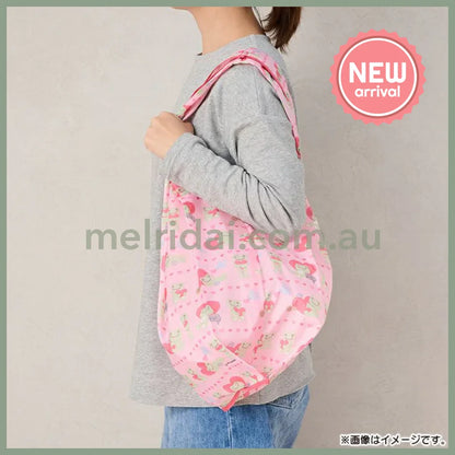 Pickles the Frog | Eco Shopping Tote Bag 720×290mm & Bag Charm 145×130×50mm (Smile Heart)