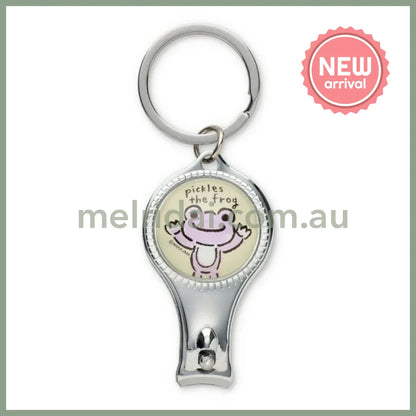 Pickles the Frog | Nail Clippers Friends 60×32×10mm (Crayon Touch Pink)