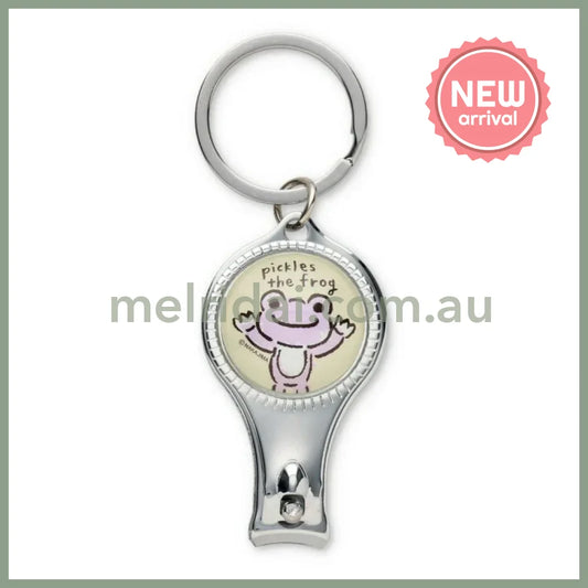 Pickles the Frog | Nail Clippers Friends 60×32×10mm (Crayon Touch Pink)