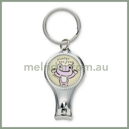 Pickles the Frog | Nail Clippers Friends 60×32×10mm (Crayon Touch Pink)