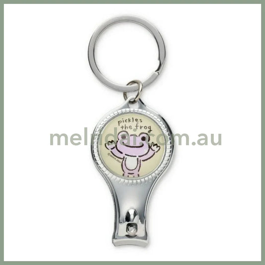 Pickles the Frog | Nail Clippers Friends 60×32×10mm (Crayon Touch Pink)