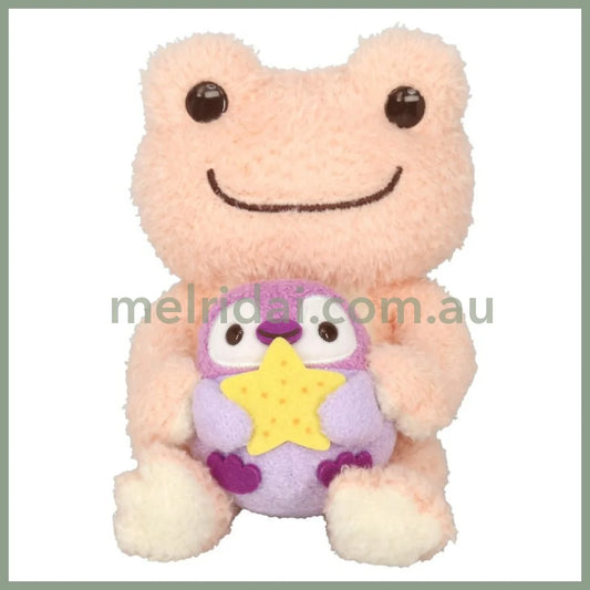 Pickles the Frog | Plush Doll Toy H15×W11×D13cm (Sea Friends Penguin)