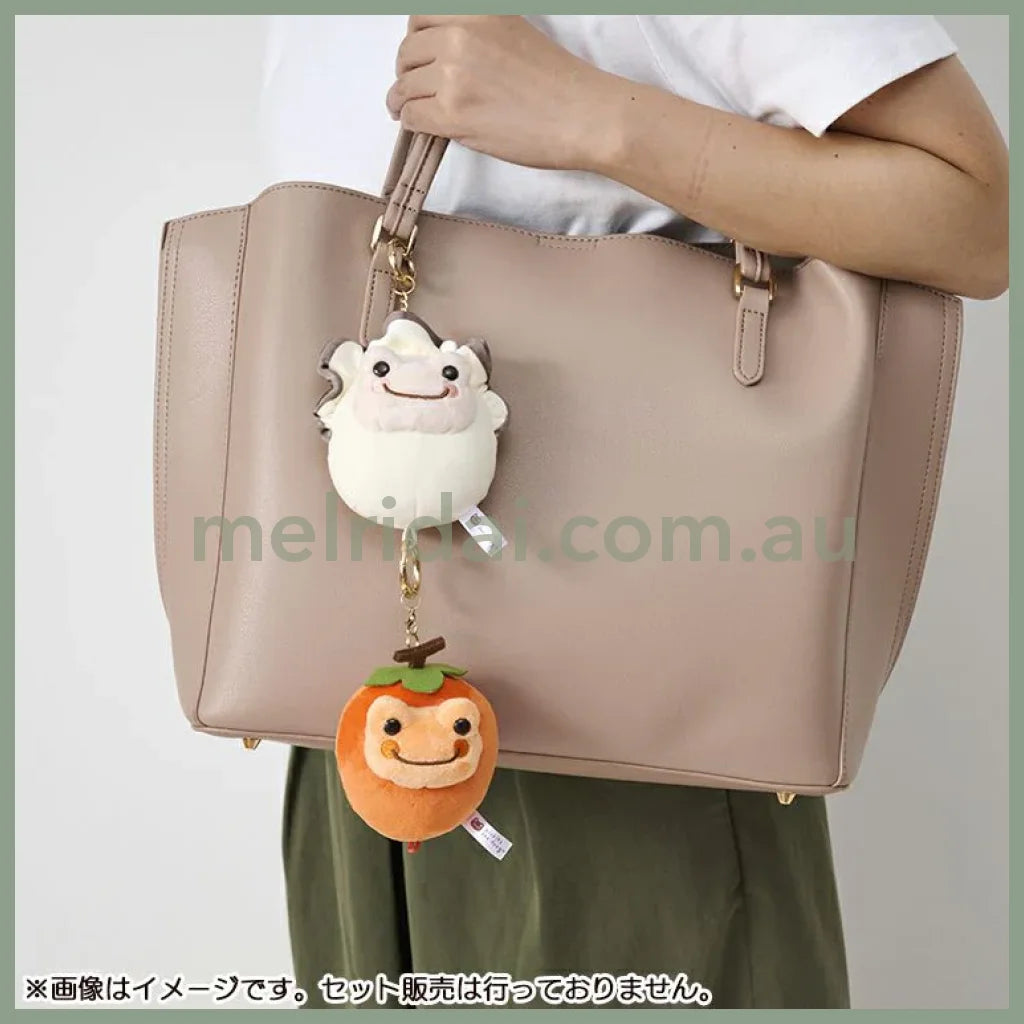 Pickles the Frog | Plush Keychain Bag Charm Plush Keychain 110×75×65mm (Persimmon)