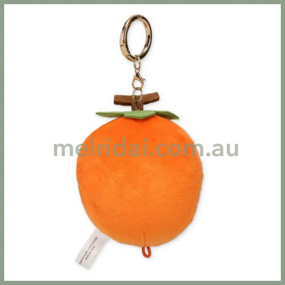 Pickles the Frog | Plush Keychain Bag Charm Plush Keychain 110×75×65mm (Persimmon)