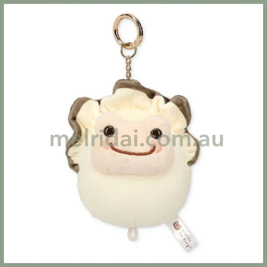 Pickles the Frog | Plush Keychain Bag Charm Plush Keychain 115×95×65mm (Oyster)