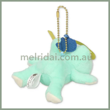 Pickles the Frog | Plush Keychain Mascot Holder H6×W9.5×D10.5cm (Sea Friends Snorkel)