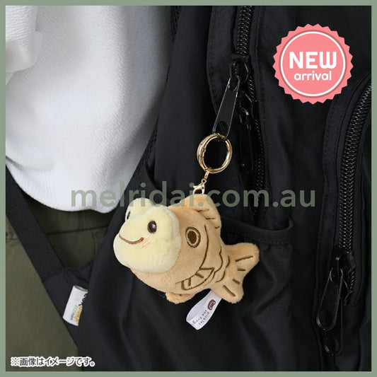Pickles the Frog | Plush Keychain Mascot Holder H7×W5×D9.5cm (Retro Cafe Taiyaki)