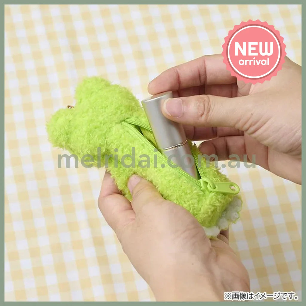 Pickles the Frog | Plush Lip Case Mini Case Plush Keychain Bag Charm 120×70×40mm