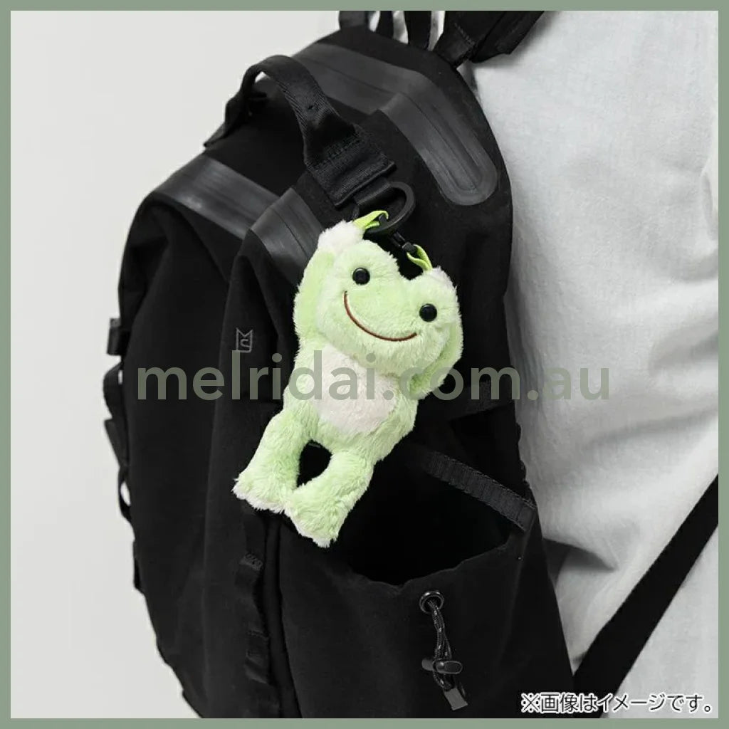 Pickles the Frog | Plush Pouch Hanging Pouch Basic 180×90×45mm (Green)