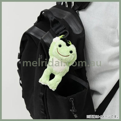 Pickles the Frog | Plush Pouch Hanging Pouch Basic 180×90×45mm (Green)