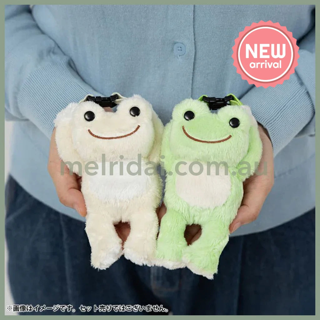 Pickles the Frog | Plush Pouch Hanging Pouch Basic 180×90×45mm (Green)