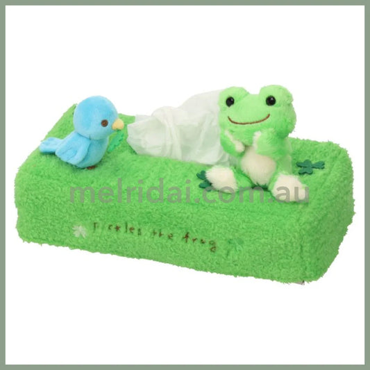 Pickles the Frog | Plush Tissue Box Cover 4548643210180 (Rabbit Wakaba Green)