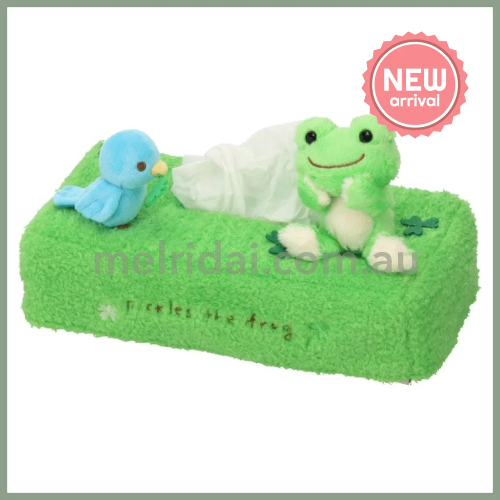 Pickles the Frog | Plush Tissue Box Cover 4548643210180 (Rabbit Wakaba Green)