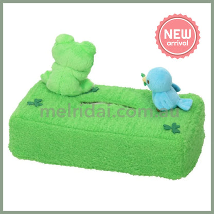 Pickles the Frog | Plush Tissue Box Cover 4548643210180 (Rabbit Wakaba Green)