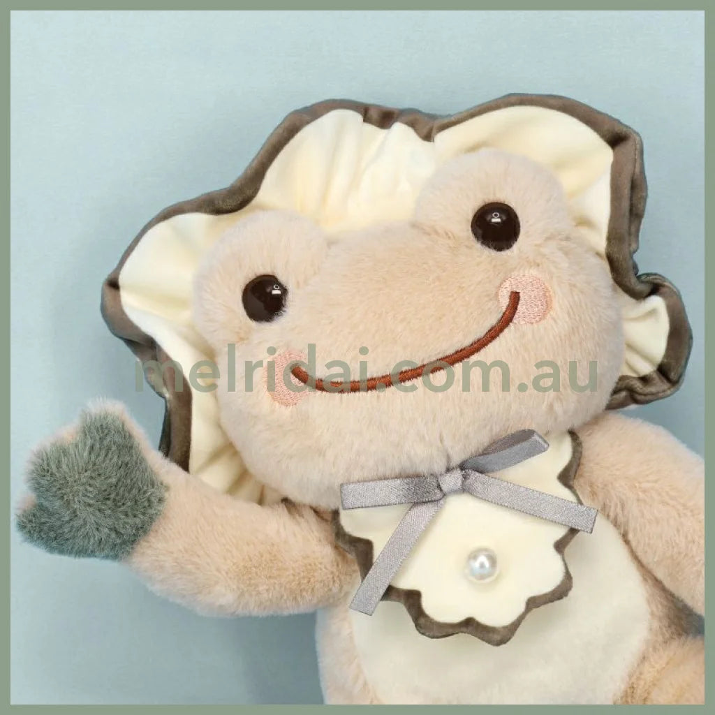 Pickles the Frog | Plush Toy Bean Doll Plush 155×130×140mm (Oyster)