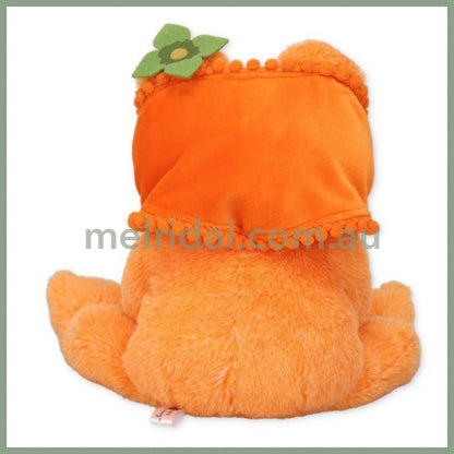 Pickles the Frog | Plush Toy Bean Doll Plush 155×130×140mm (Persimmon)