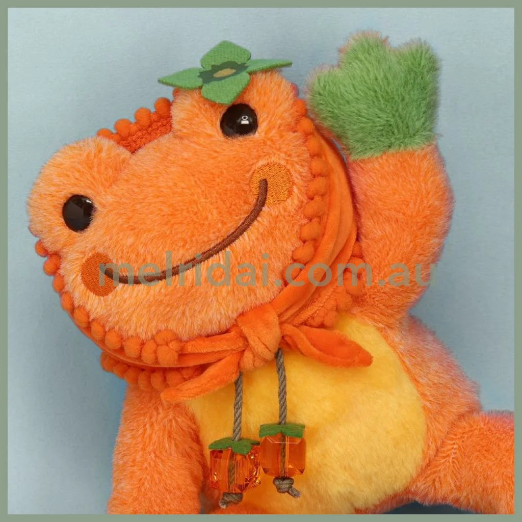 Pickles the Frog | Plush Toy Bean Doll Plush 155×130×140mm (Persimmon)