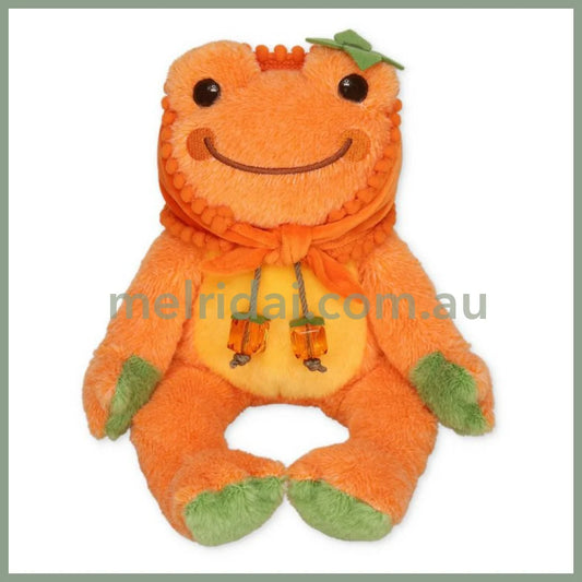 Pickles the Frog | Plush Toy Bean Doll Plush 155×130×140mm (Persimmon)