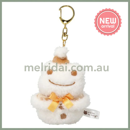 Pickles the Frog | Snowman Mascot Holder Bag Charm Keychain 120x70x50mm