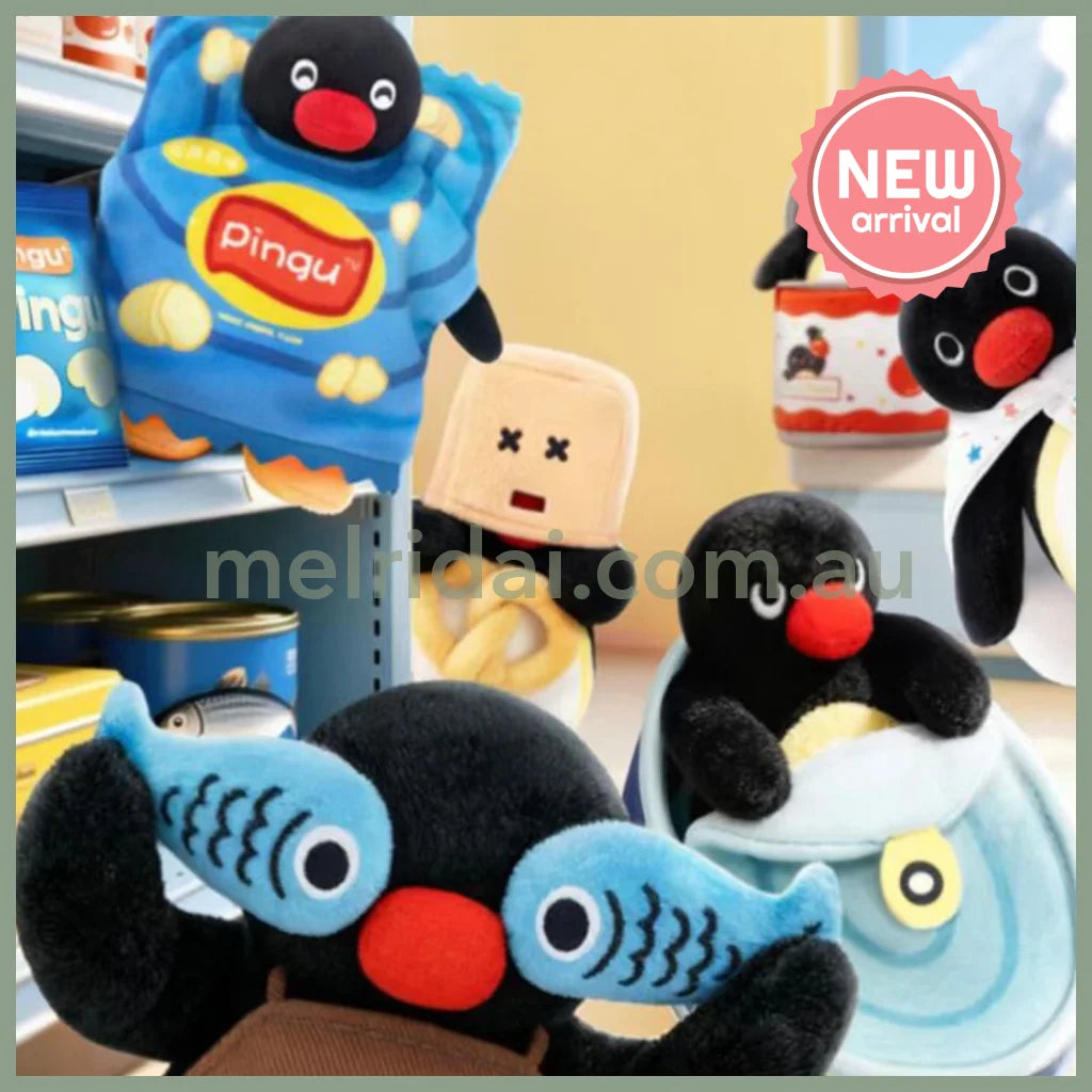 PINGU | Hide And Seek Series Secret Plush Keychain Blind Box 12cm (Order 6 for Complete)