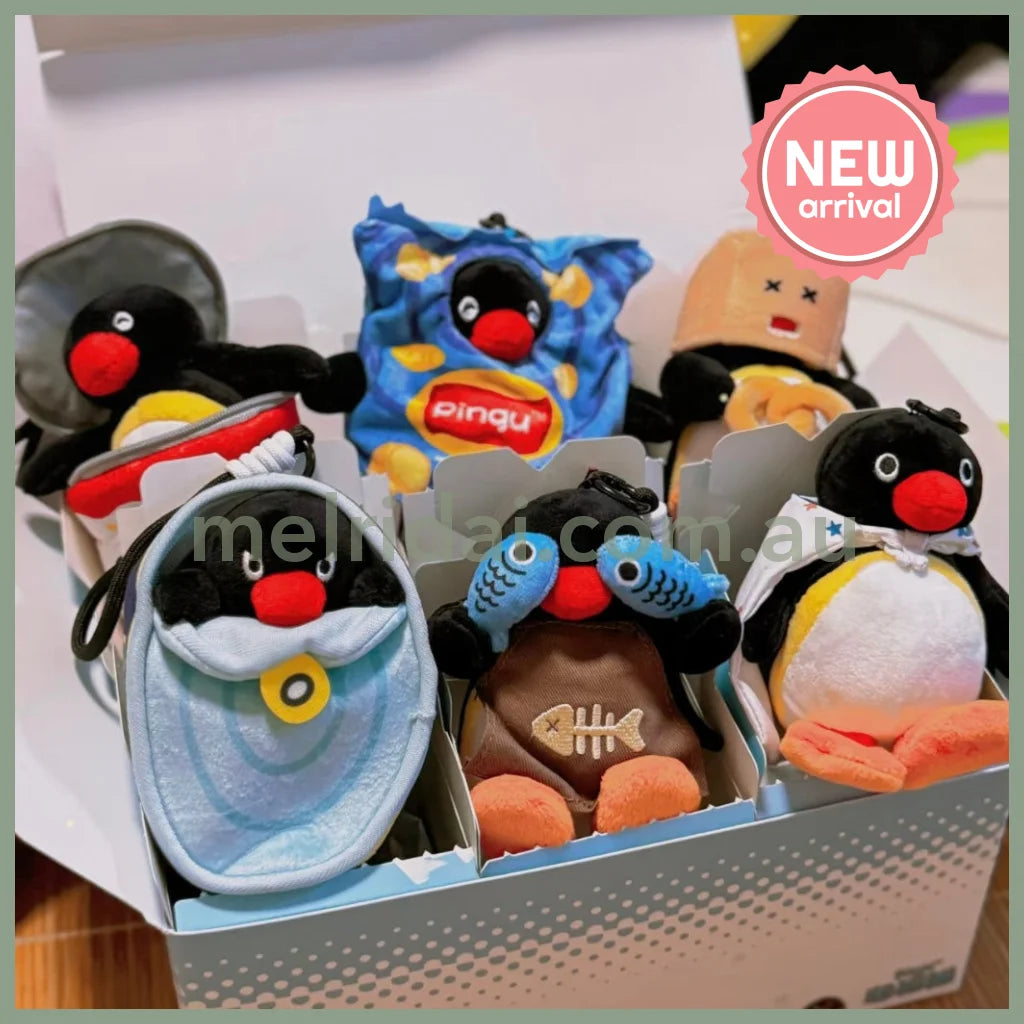 PINGU | Hide And Seek Series Secret Plush Keychain Blind Box 12cm (Order 6 for Complete)