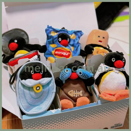 PINGU | Hide And Seek Series Secret Plush Keychain Blind Box 12cm (Order 6 for Complete)