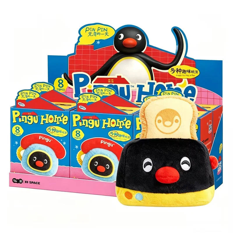 Pingu| Home Diary Series Plush Blind Box Keychain Bag Charm (Shipped Randomly)