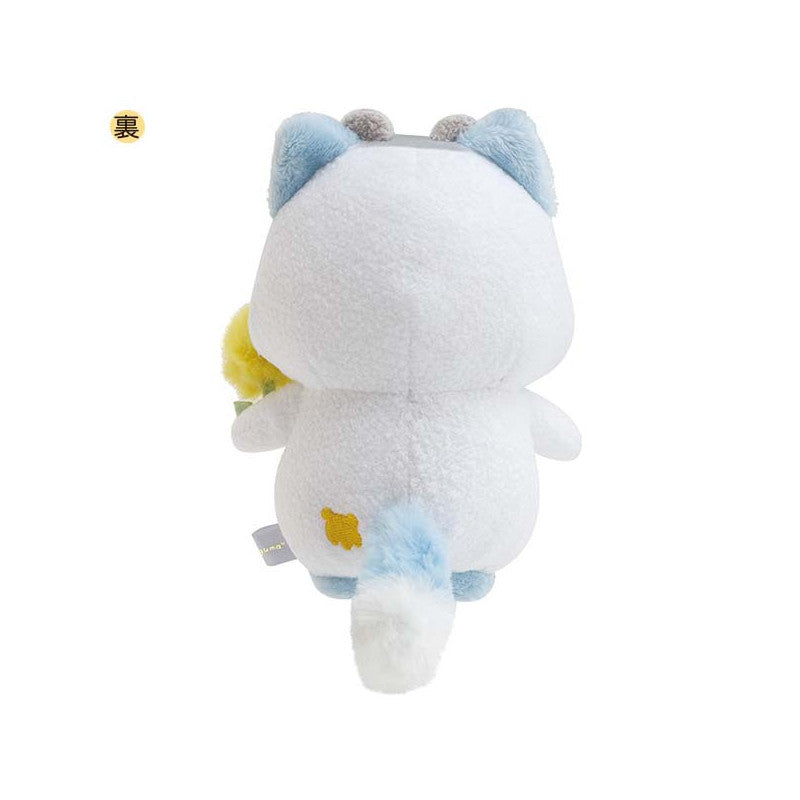 San-X | Rilakkuma Aoikookami Plush Toy Blue Wolf 160 × 135 80 Mm (Dandelions And Twin Hamsters)