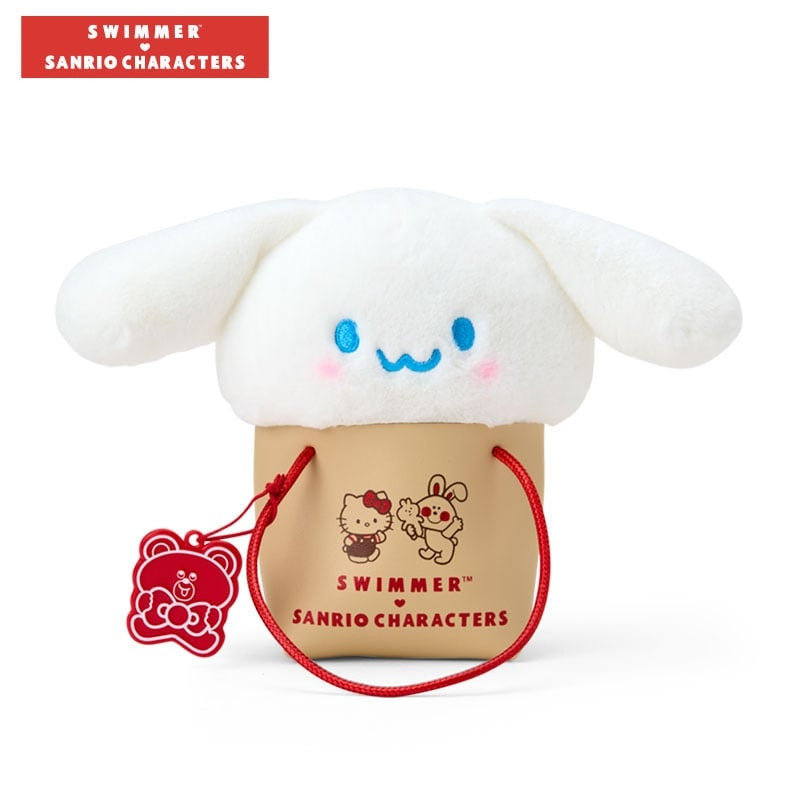 Sanrio x SWIMMER | Plush Toy Plush Doll with Bag (Cinnamoroll)