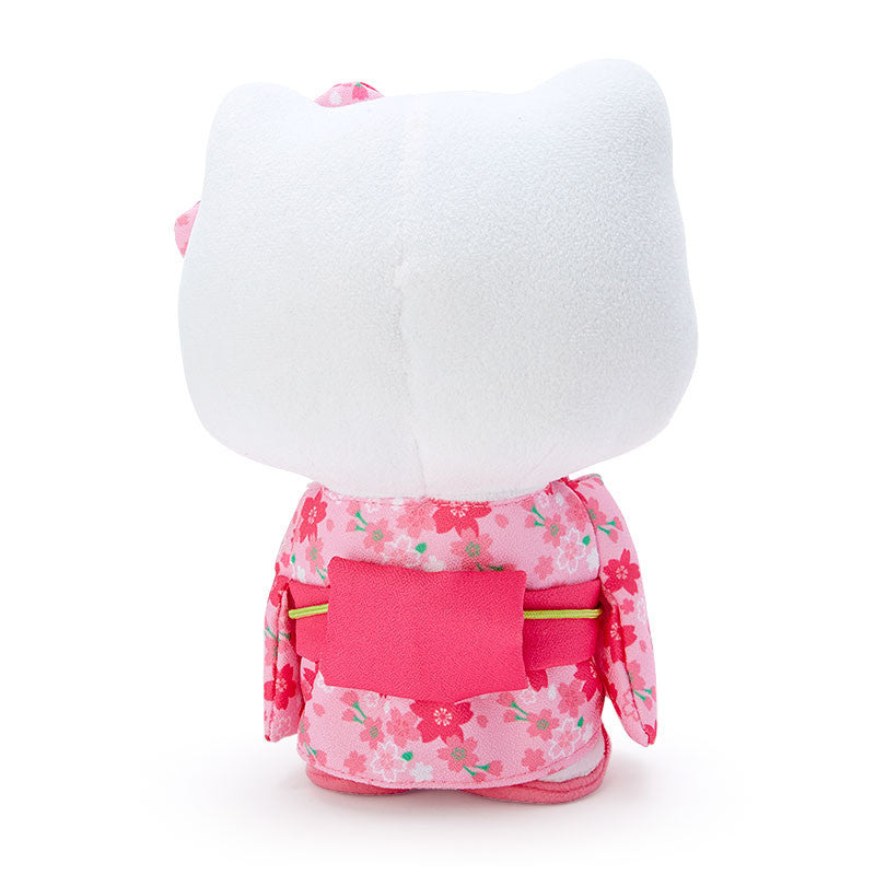 SANRIO | Hello Kitty Plush Toy Plush Doll 140×200×80mm (Sakura Kimono Pink)
