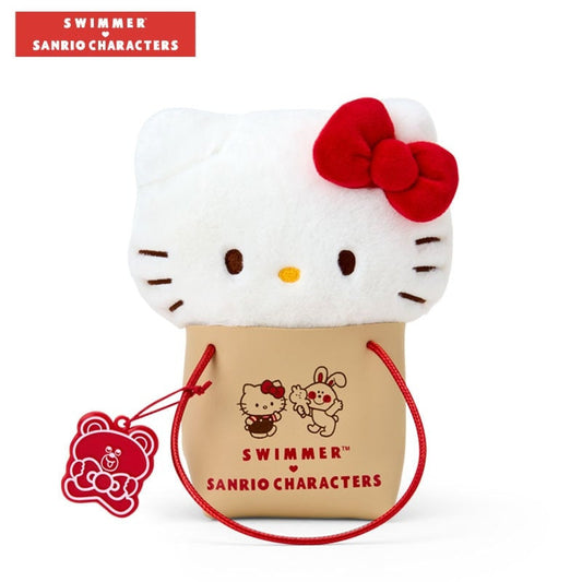 Sanrio x SWIMMER | Plush Toy Plush Doll with Bag (Hello Kitty)
