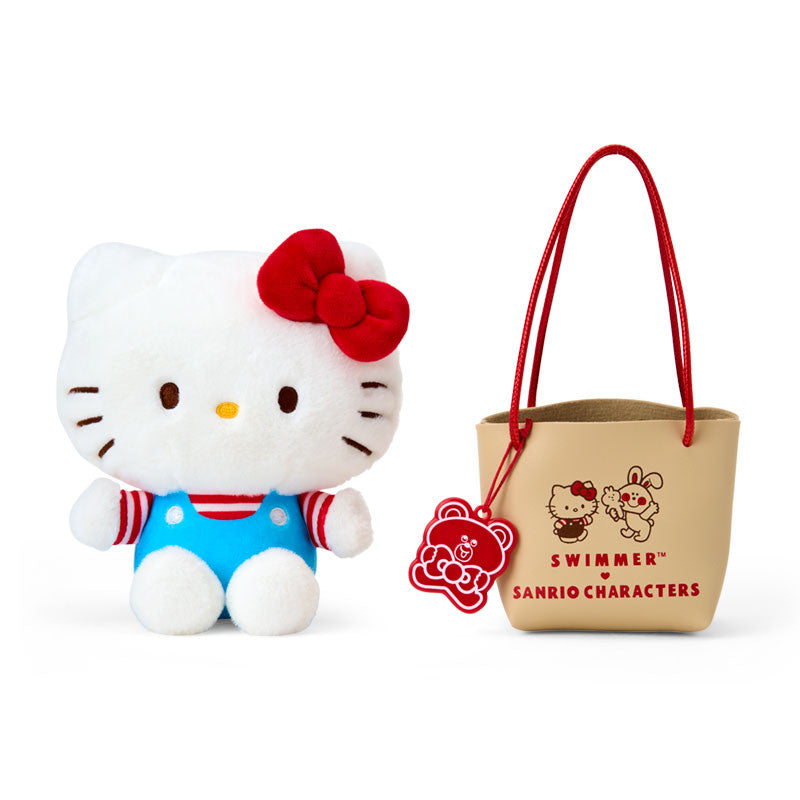 Sanrio x SWIMMER | Plush Toy Plush Doll with Bag (Hello Kitty)