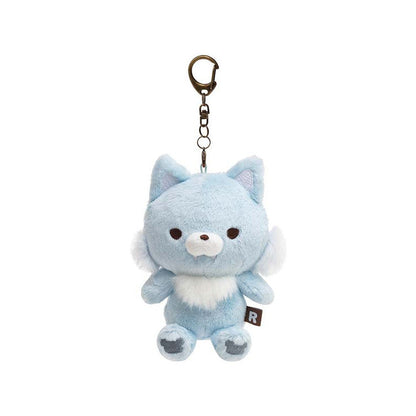San-X | Rilakkuma Plush Keychain Aoikoookami 100X70X90 Mm /////