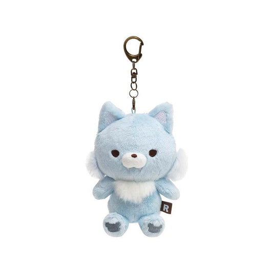 San-X | Rilakkuma Plush Keychain Aoikoookami 100X70X90 Mm /////