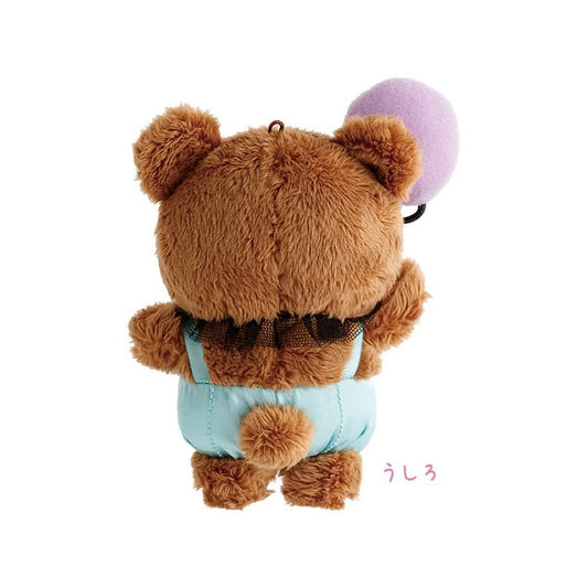 San-X | Rilakkuma Chairoikoguma Hanging Plush Toy Keychain Bag Charm 120×80×55mm (Pastel Halloween Party)