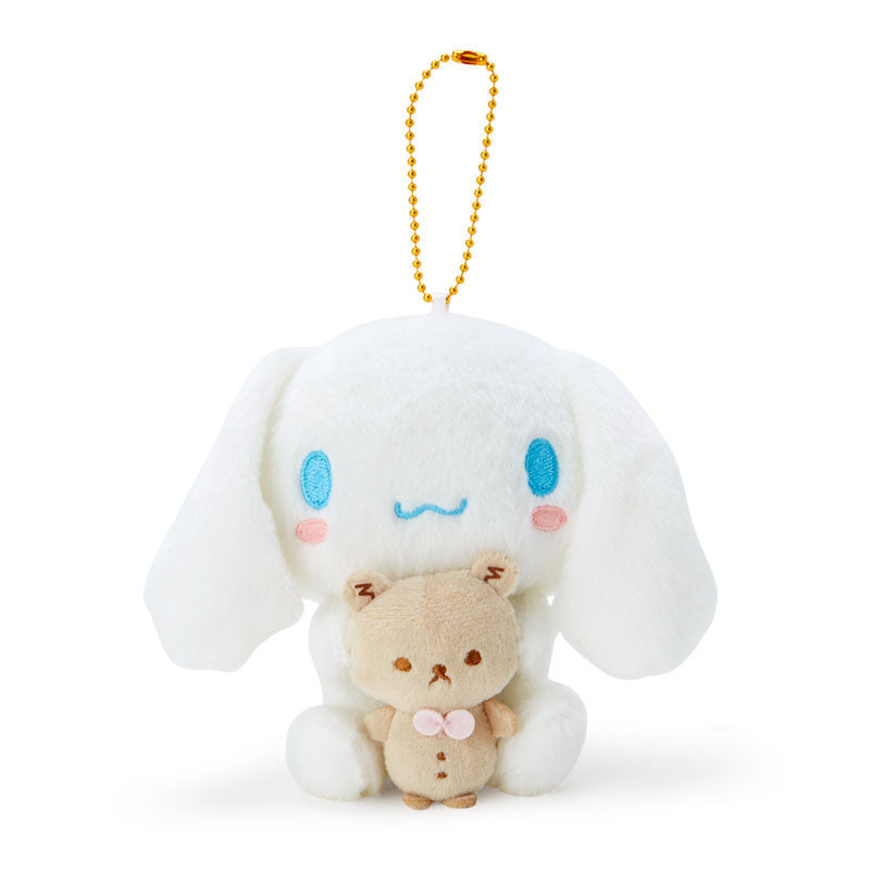 SANRIO | Cinnamoroll Plush Keychain Mascot Holder Bag Charm 12×9×17cm (Good Friends)