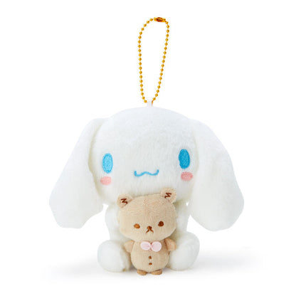 SANRIO | Cinnamoroll Plush Keychain Mascot Holder Bag Charm 12×9×17cm (Good Friends)