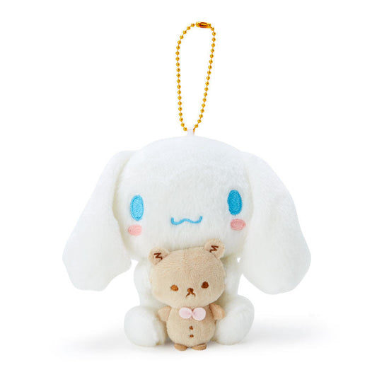 SANRIO | Cinnamoroll Plush Keychain Mascot Holder Bag Charm 12×9×17cm (Good Friends)