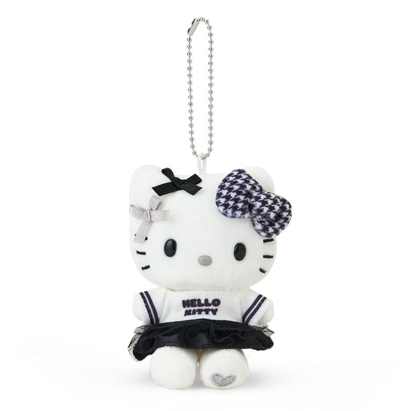 【Limit 1/customer】SANRIO | Hello Kitty Mascot Holder Plush Keychain 5.0 x 7.9 x 13.5cm (Monotone)