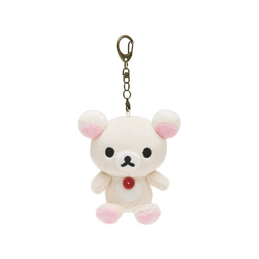 San-X | Rilakkuma Korilakkuma Keychain Plush Mascot Holder Bag Charm 110 × 90 × 50 mm (Always Together)
